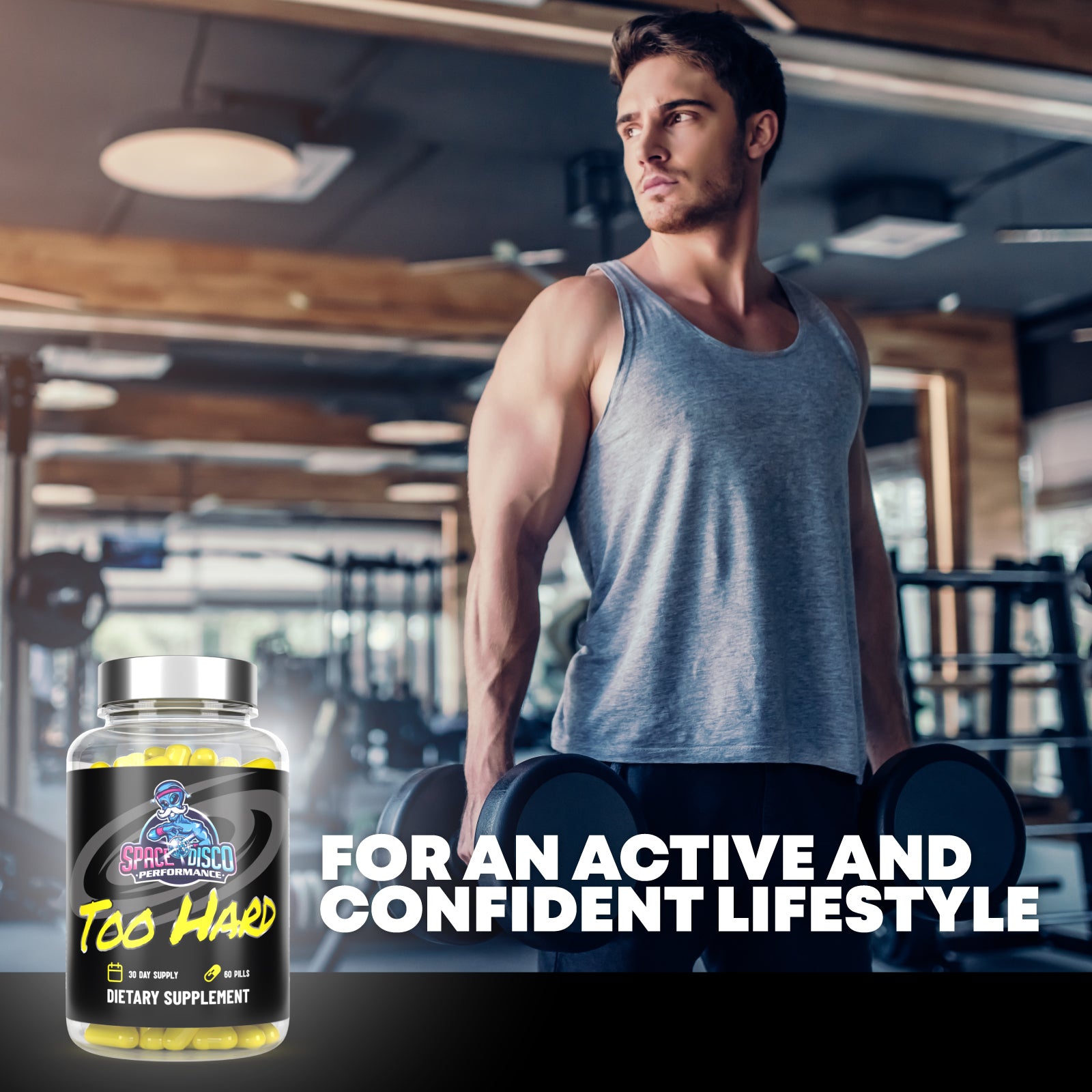 TOO HARD MALE ENHANCEMENT SUPPLEMENT - 60 count